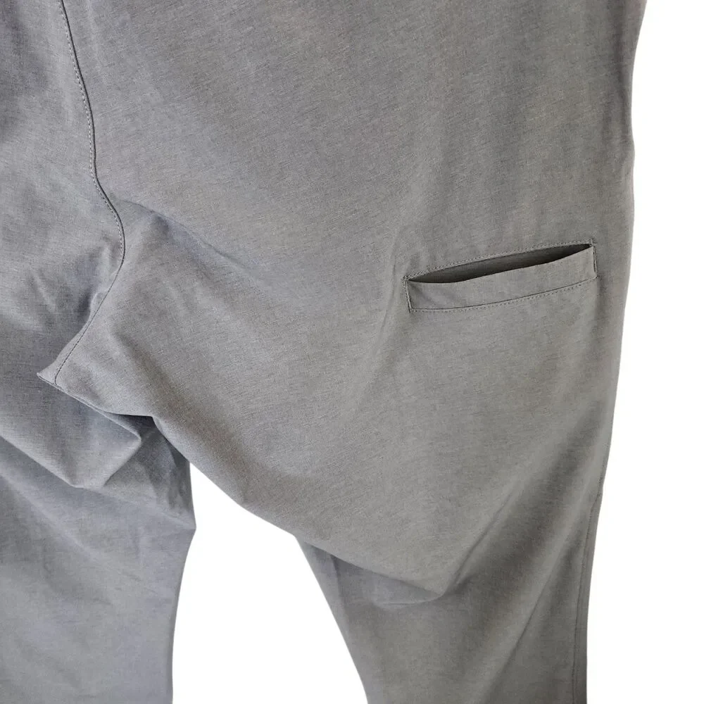 Duluth Trading Co. Men's Pants Size 38x30 Gray Standard Fit Work Trousers